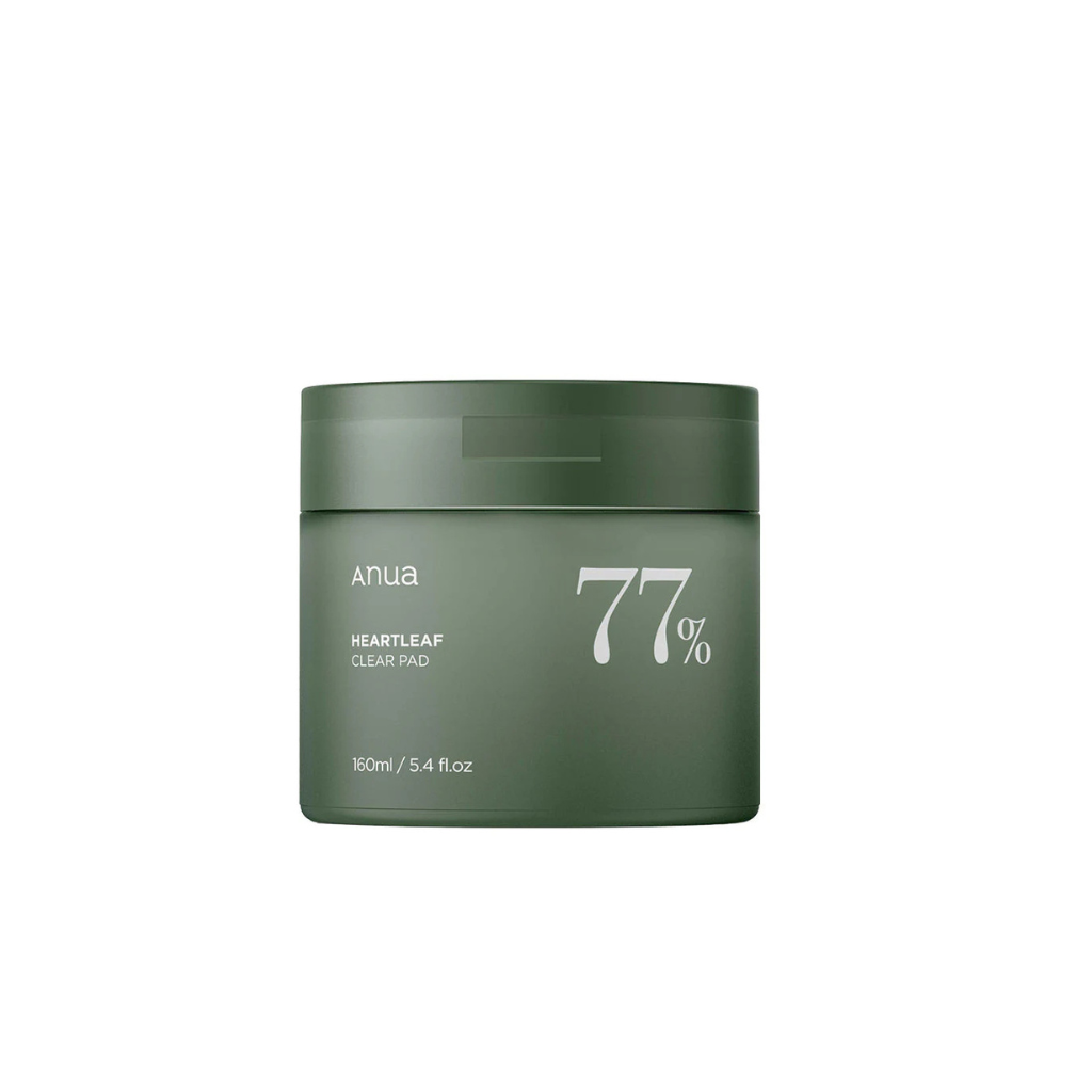 ANUA - Almohadilla transparente Heartleaf 77% – 70 discos
