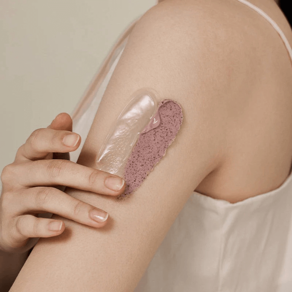 Application du masque Beauty of Joseon aux haricots rouges sur le visage