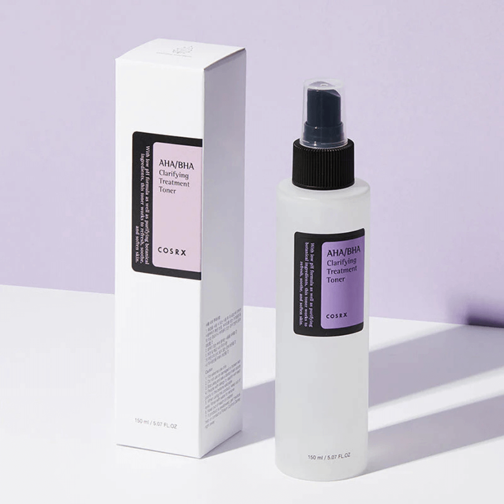 Tonique exfoliant COSRX : format brume pratique en flacon spray pour une application uniforme